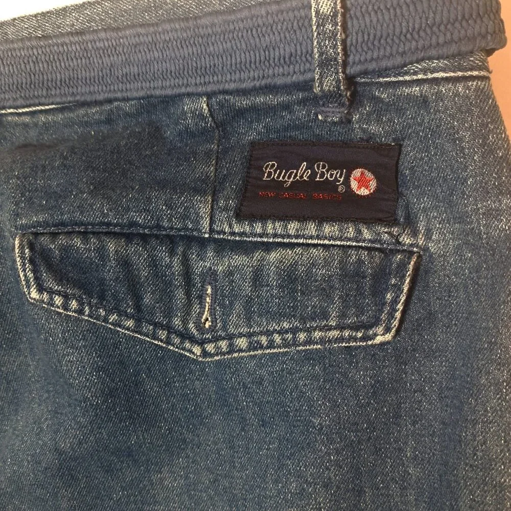 Vintage Bugle Boy‎ Men's Size 36x30 Loose Fit Blue Denim Jeans